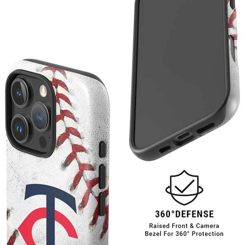 MLB Minnesota Twins Game Ball iPhone 16 Pro Magsafe Impact Case